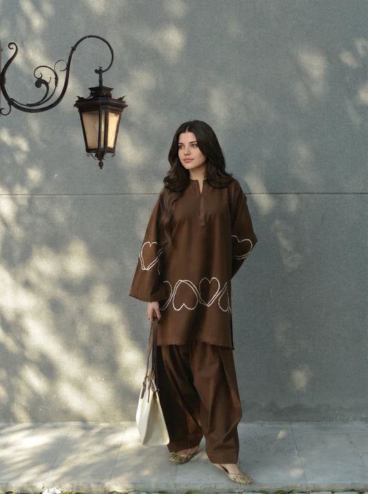 Aiza Embroidered - 2Pc