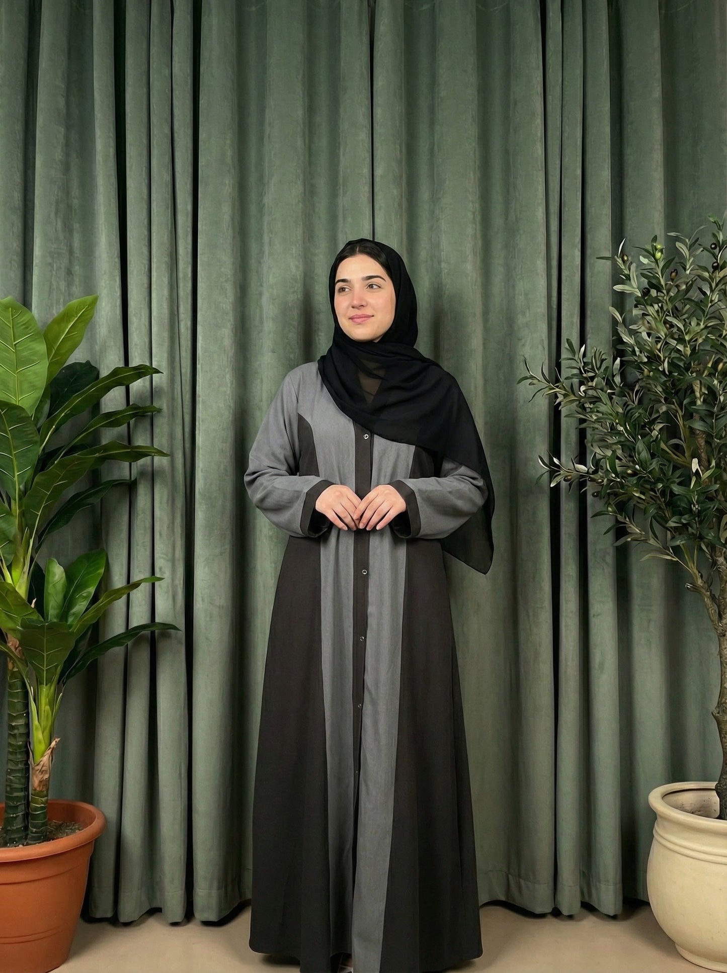 Urban Two-Tone Abaya