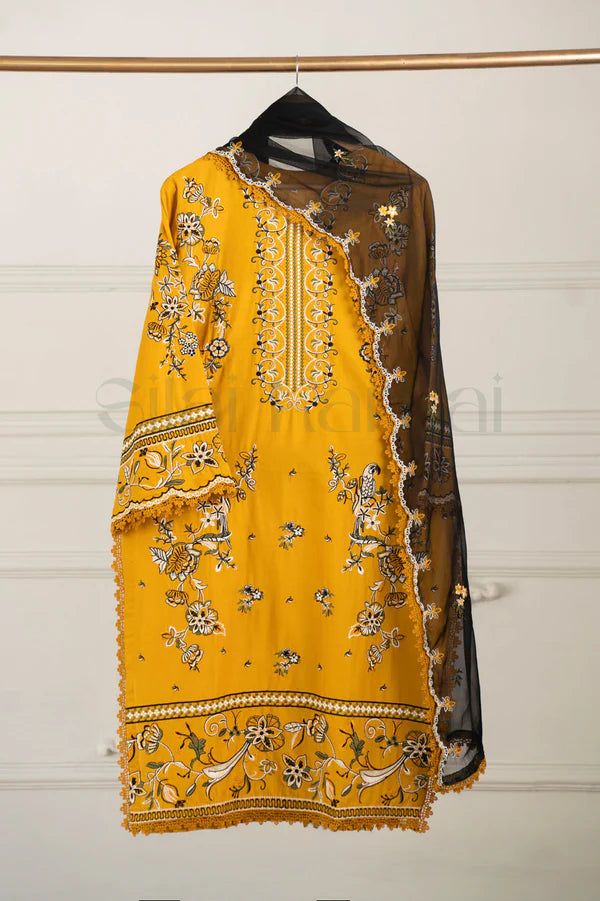 Gul naaz Embroidered - 3pc