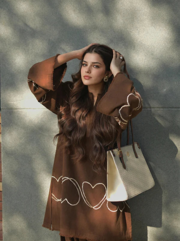 Aiza Embroidered  - 2Pc