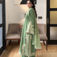 Aafreen Embroidered 3pc - Jade green - Lawn