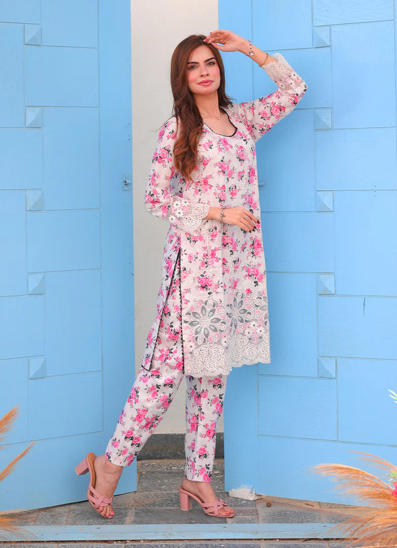 Ivory Bloom Co-Ord Set