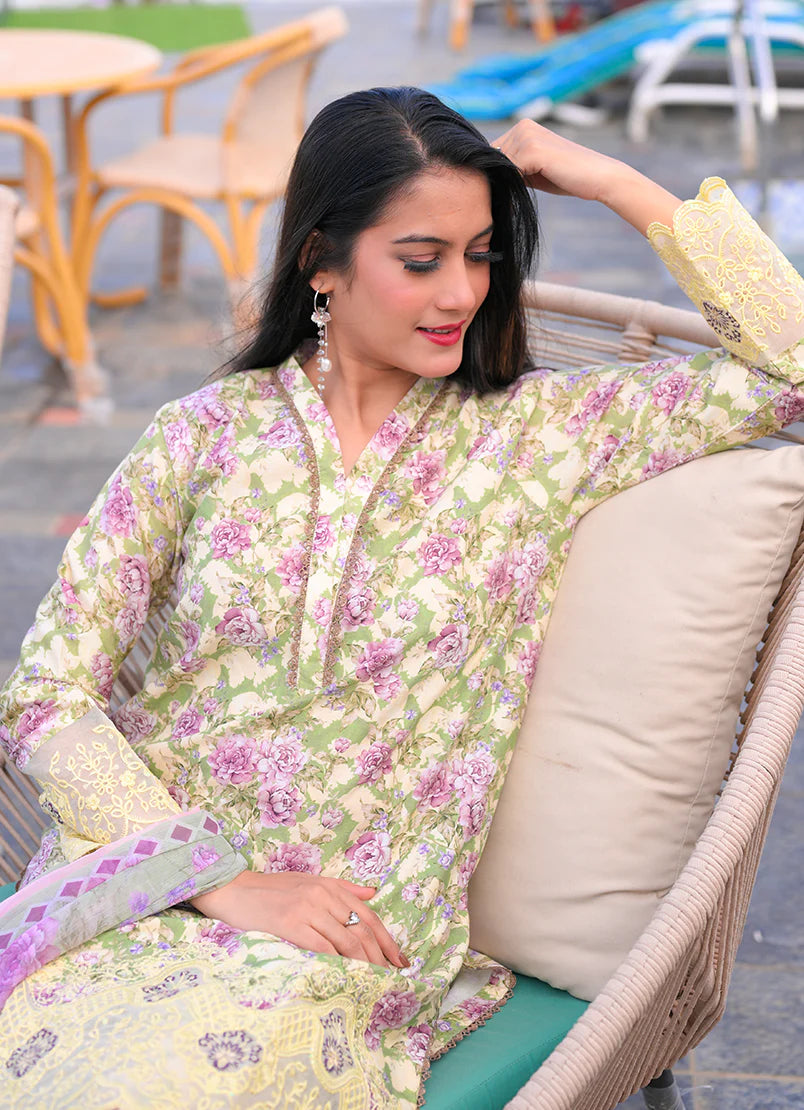 Mint Rose Elegance 3 PC Set