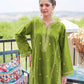 Green Embroidered 2-Piece Cotton Lawn Set