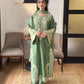 Aafreen Embroidered 3pc - Jade green - Lawn